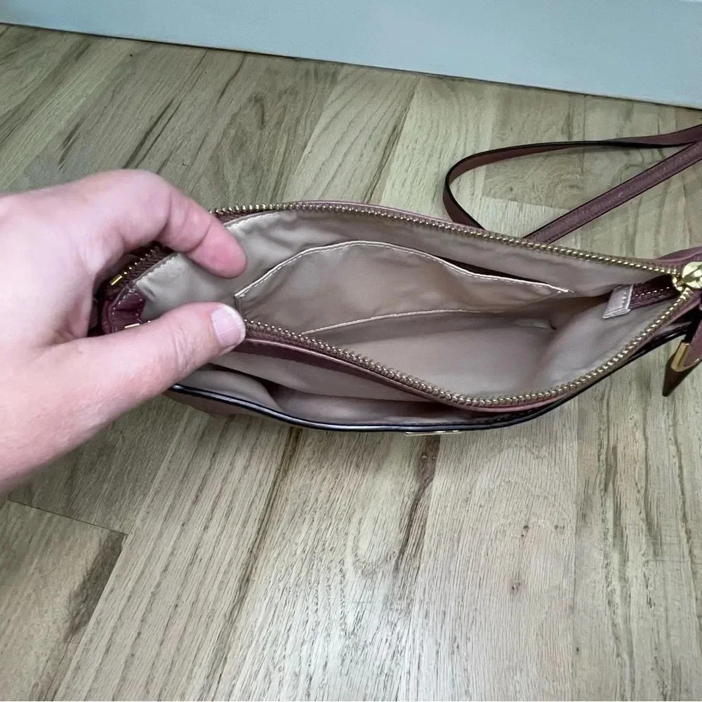 Coach Pink Crossbody Leather Bag - Picture 8 of 10